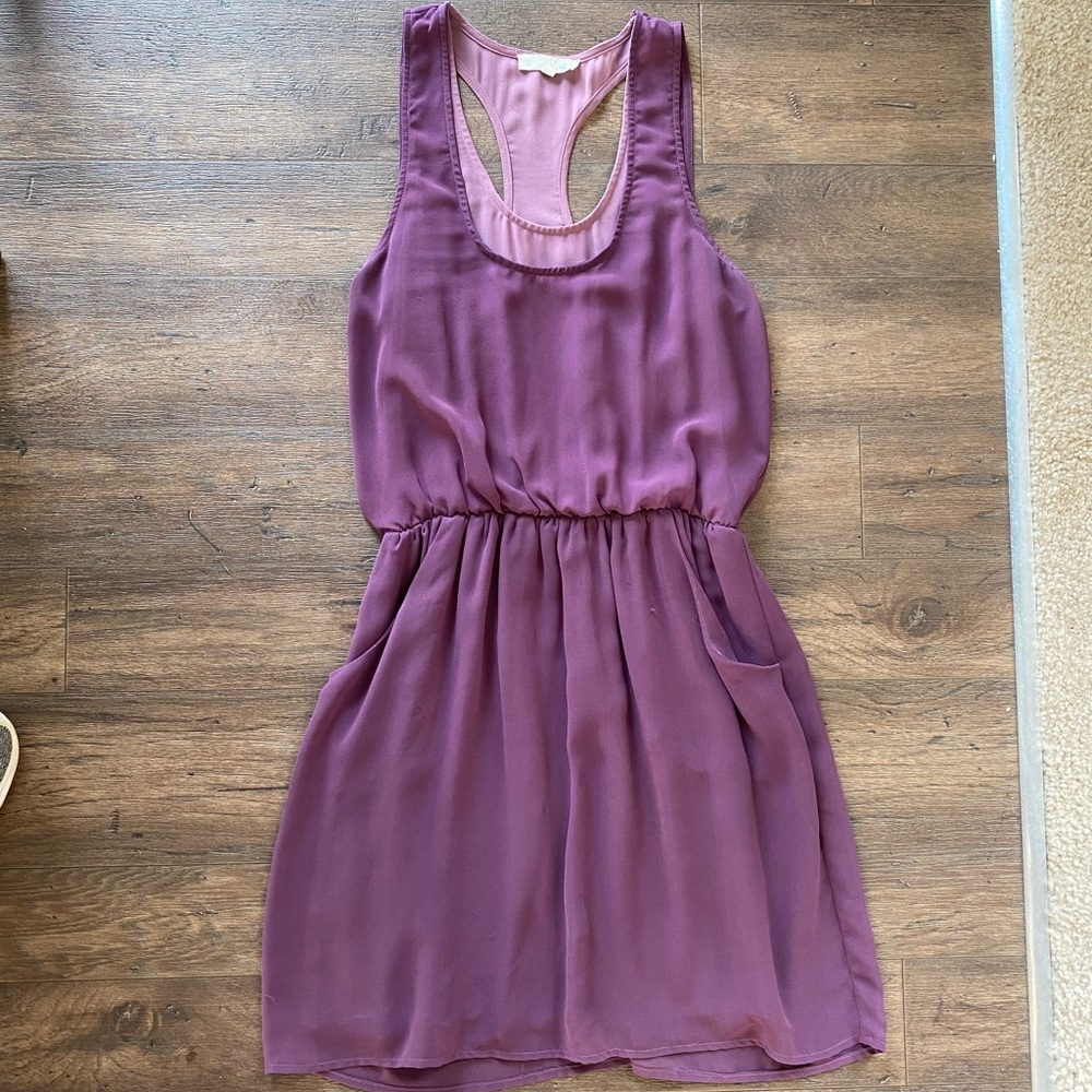2/$30 Lush brand size small purple and lavender dress